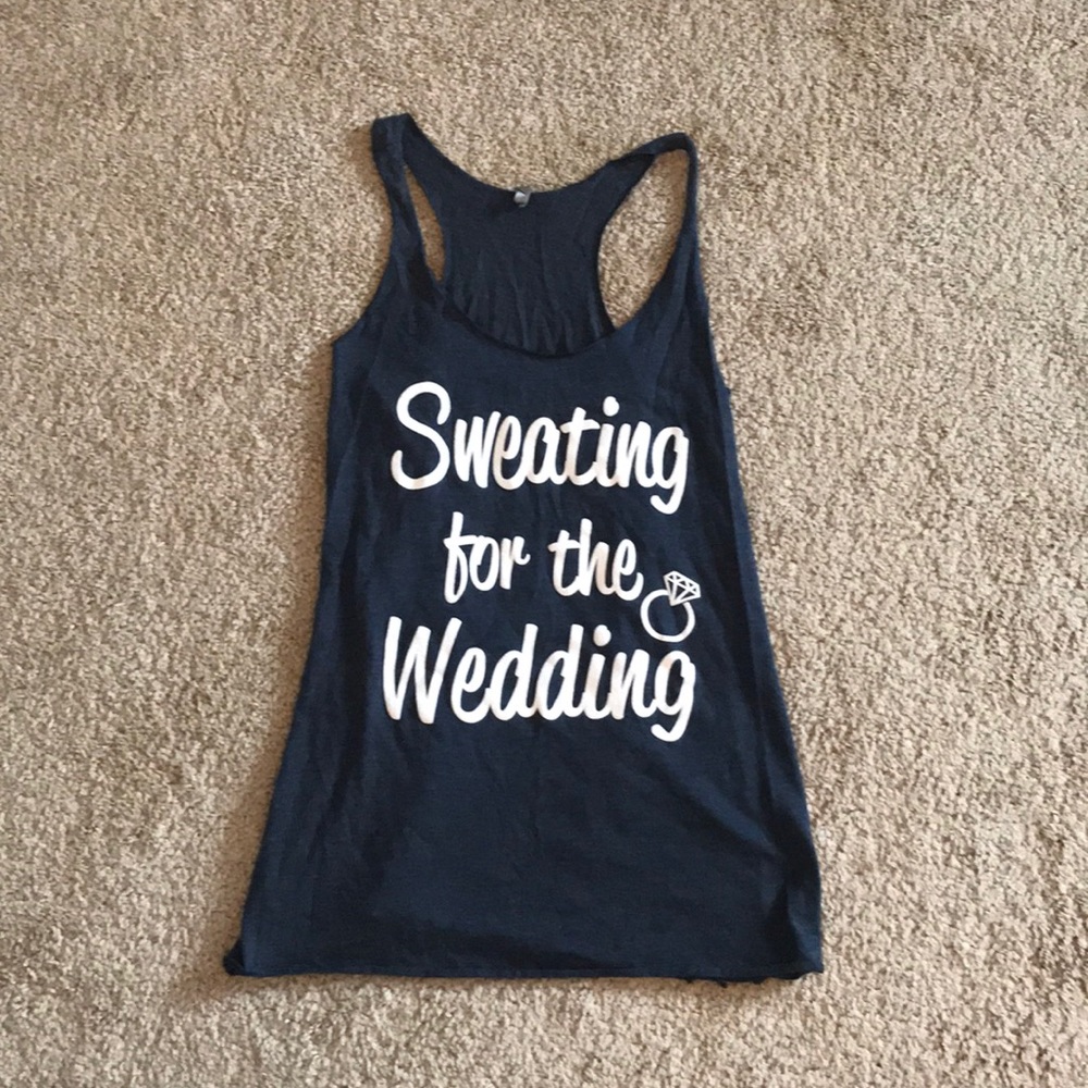 S Next Level Sweating for the Wedding Tank